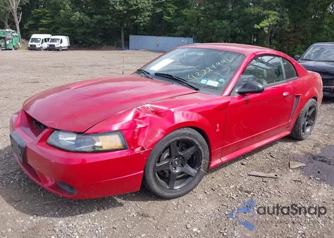 2001 Ford Mustang Cobra из США, поврежденный, VIN 1FAFP47V61F191281